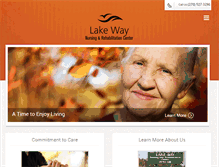 Tablet Screenshot of lakewaycare.com